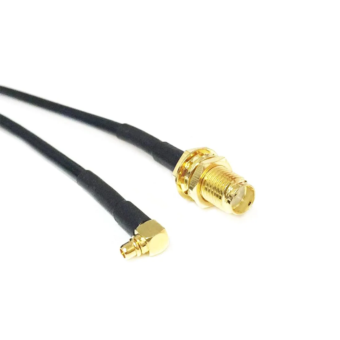 

Modem Extension Cable SMA Female Jack Nut Switch MMCX Male Plug Right Angle RG174 Cable 20cm 8inch New