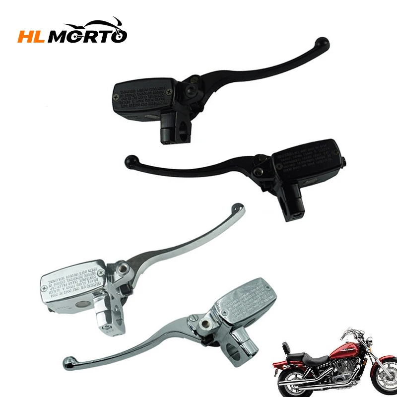 

1" 25mm Universal Motorcycle Brake Clutch Master Cylinder Reservoir Levers For Honda Valkyrie GL 1500 VT Shadow 1100 VTX 1300