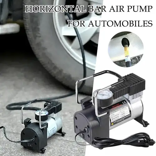 Imagen 2 del producto Compresor de aire de Metal para neumáticos de coche, inflador de presión Digital de alta resistencia, 12V, 200 PSI, H8O3