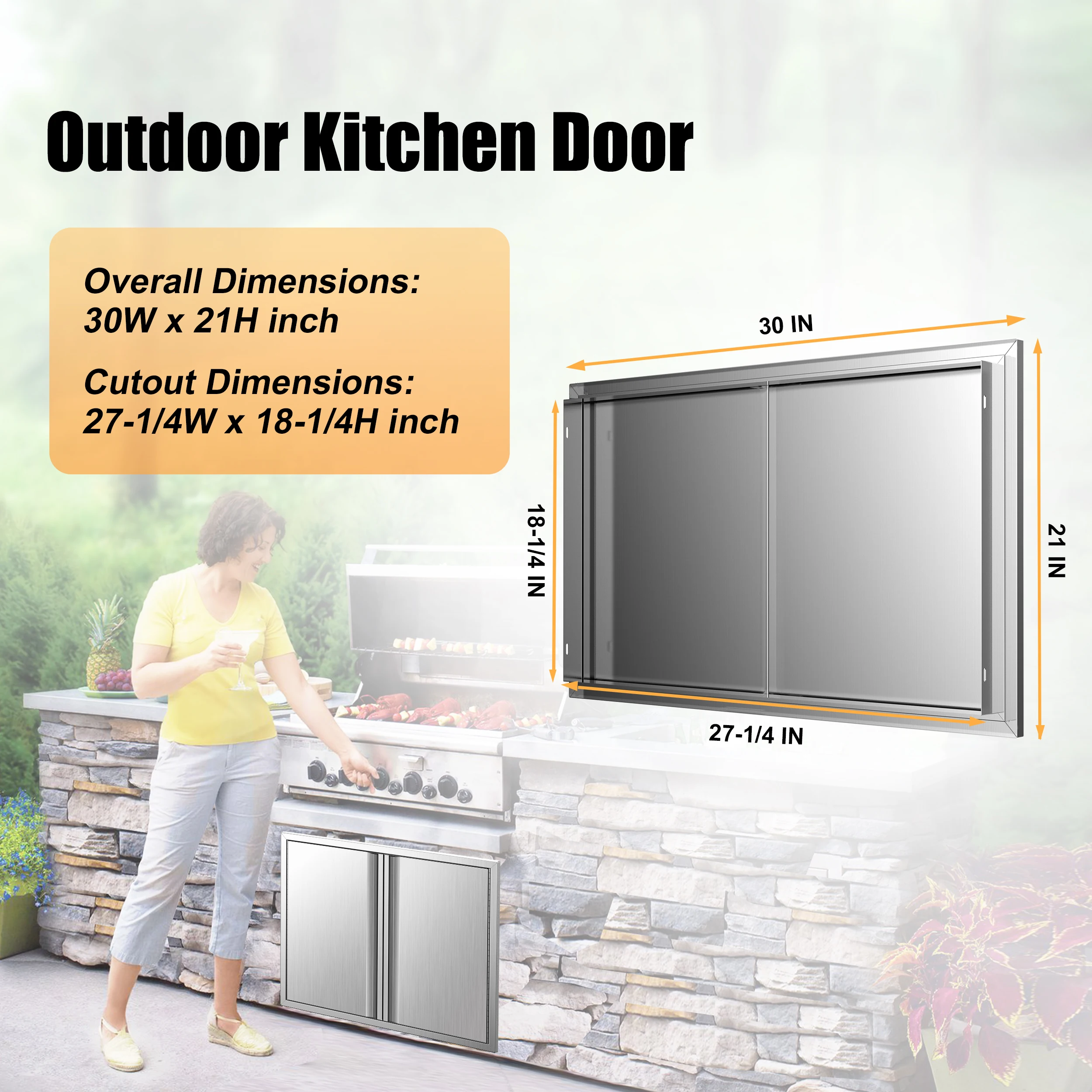 Outdoor Kitchen Doors 30