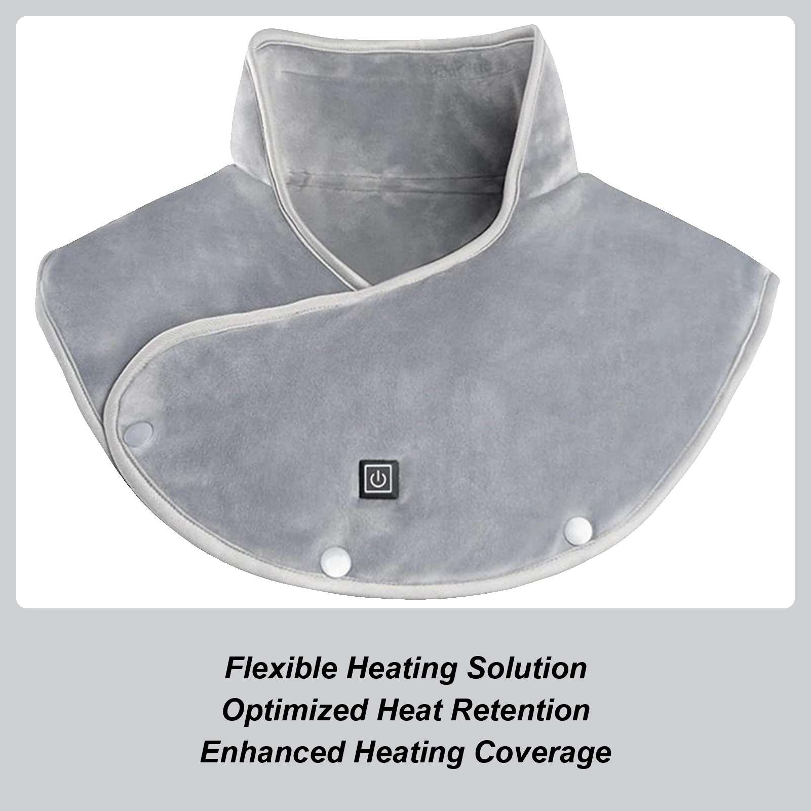 

Накидка с подогревом для плеч, 3-ступенчатая термошали с горячим сжатием, накидки на шею с подогревом для дома, путешествий, отпуска, зимы, поздней осени