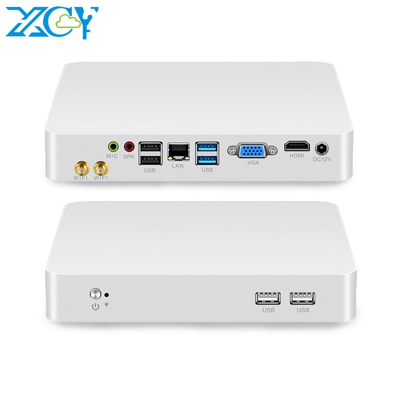 

XCY Mini PC In-tel Core i7 1255U DDR4 64G RAM M.2 SSD mini desktop Desktop Multimedia Office Computer