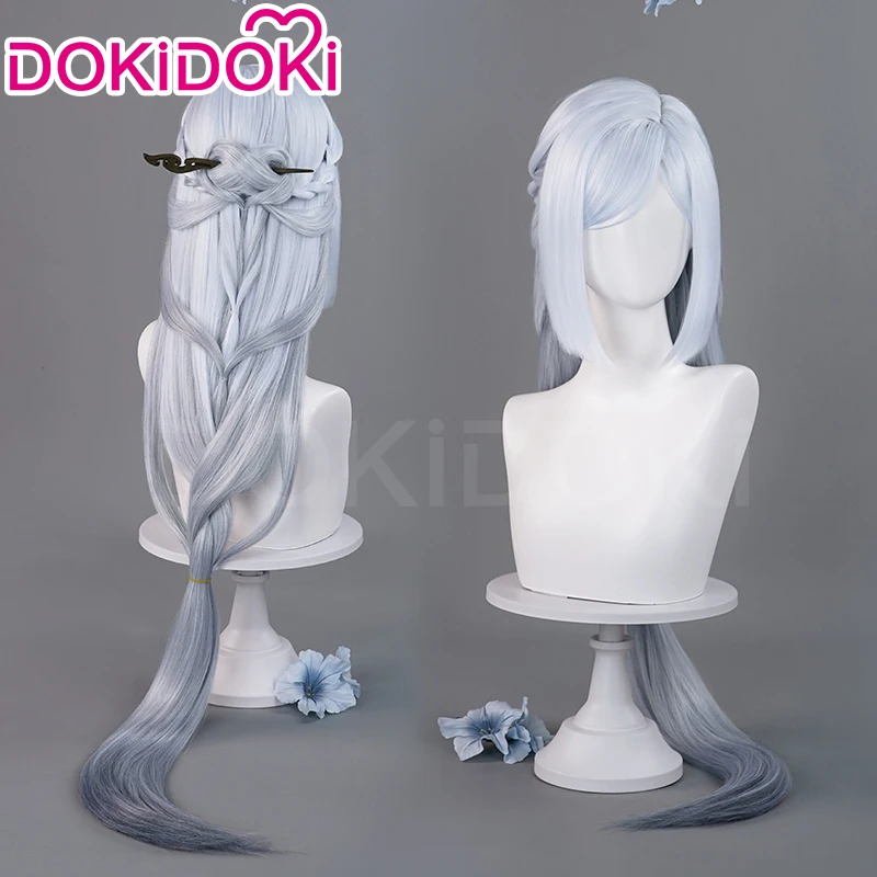 IN STOCK Frostflower Dew Shenhe Wig Game Genshin Impact Cosplay Wig DokiDoki Shen He Cosplay Lantern Rite New Skin Wig Free Cap