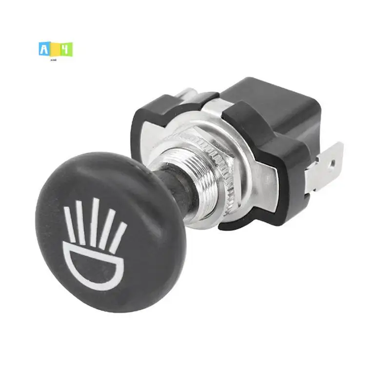 A04E-5X Universal 12V Car Push Pull Headlight Switch Button,For Golf Cart Club Car EZGO Yamaha