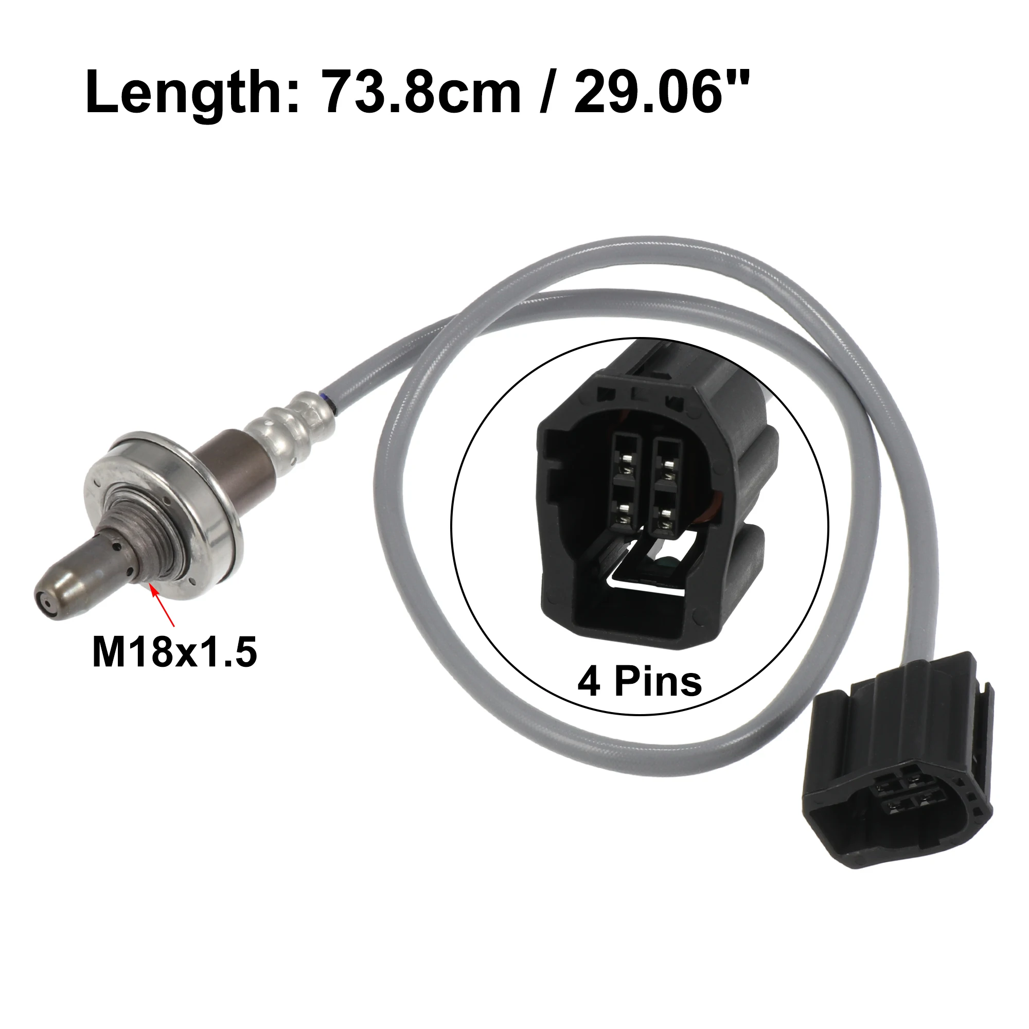 X Autohaux Auto Exhaust Gas Oxygen Sensor Z678-18-8G1 for Mazda 2 2007-2015 1.3/1.5L Air Fuel Ratio O2 Sensors Car Accessories