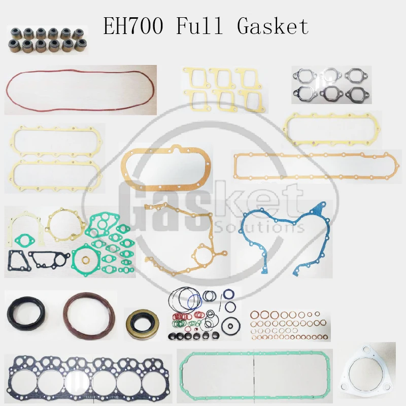 EH700 DM100 Full Gasket Set For Hino Diesel Engine overhaul package