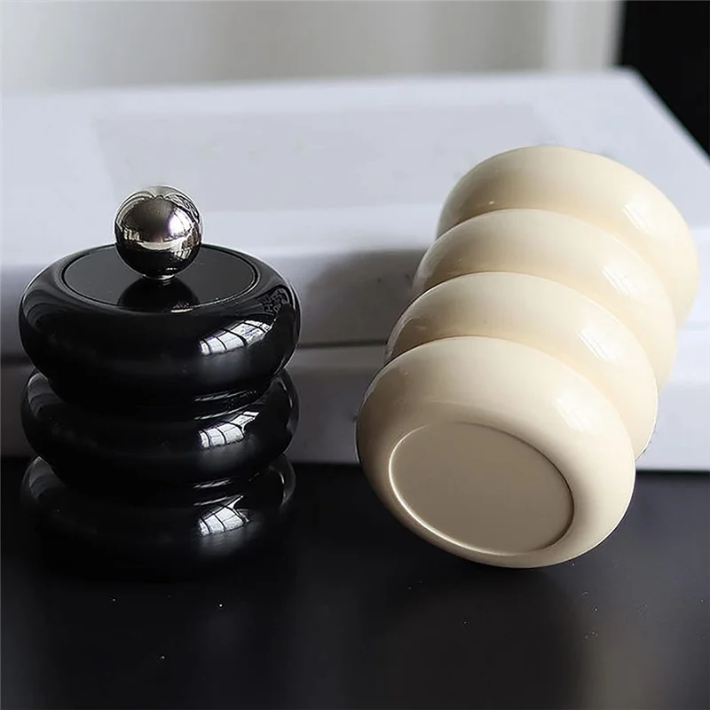 【Superdeals】Qtip Holder Dispenser Resin Cotton Swab Dispenser Desktop Jars Bathroom Nordic Style Bathroom Canister Storage Easy