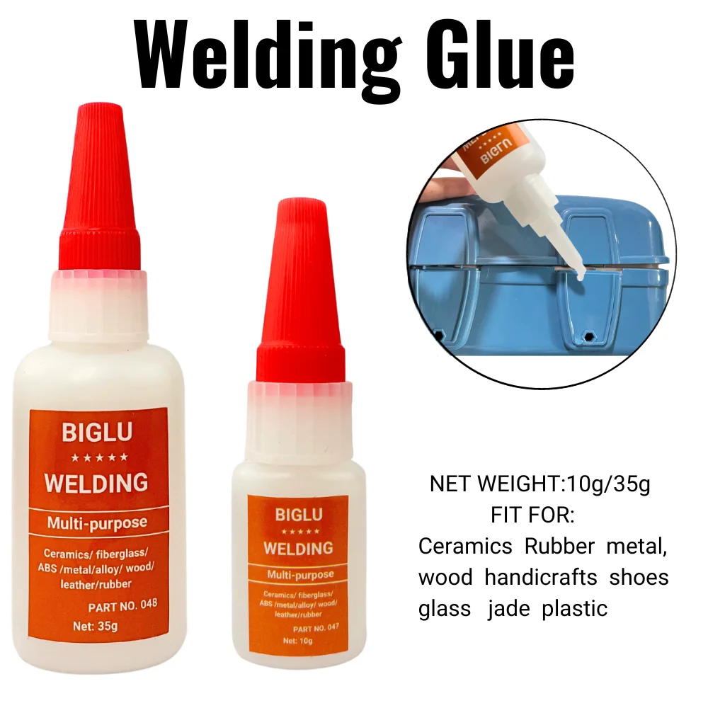 BIGLU Welding Super Glue Wide Usage Range Plastic Wood Metal Rubber Tire Shoes Repair Strong Soldering Adhesive 10g / 35g