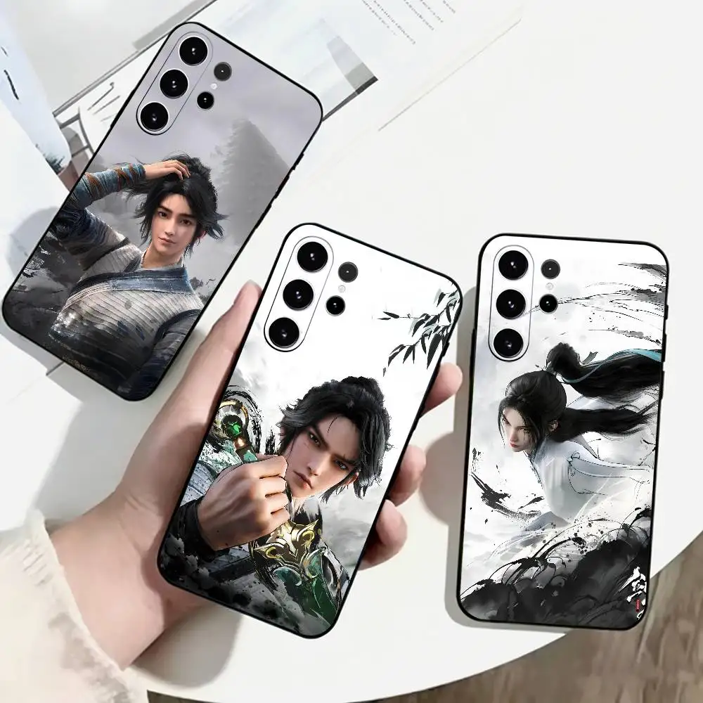 Sword of Coming Anime Phone Case For Samsung S25,S24,S21,S22,S23,S30,Ultra,S20,Plus,Fe,Soft Silicone Black Cover