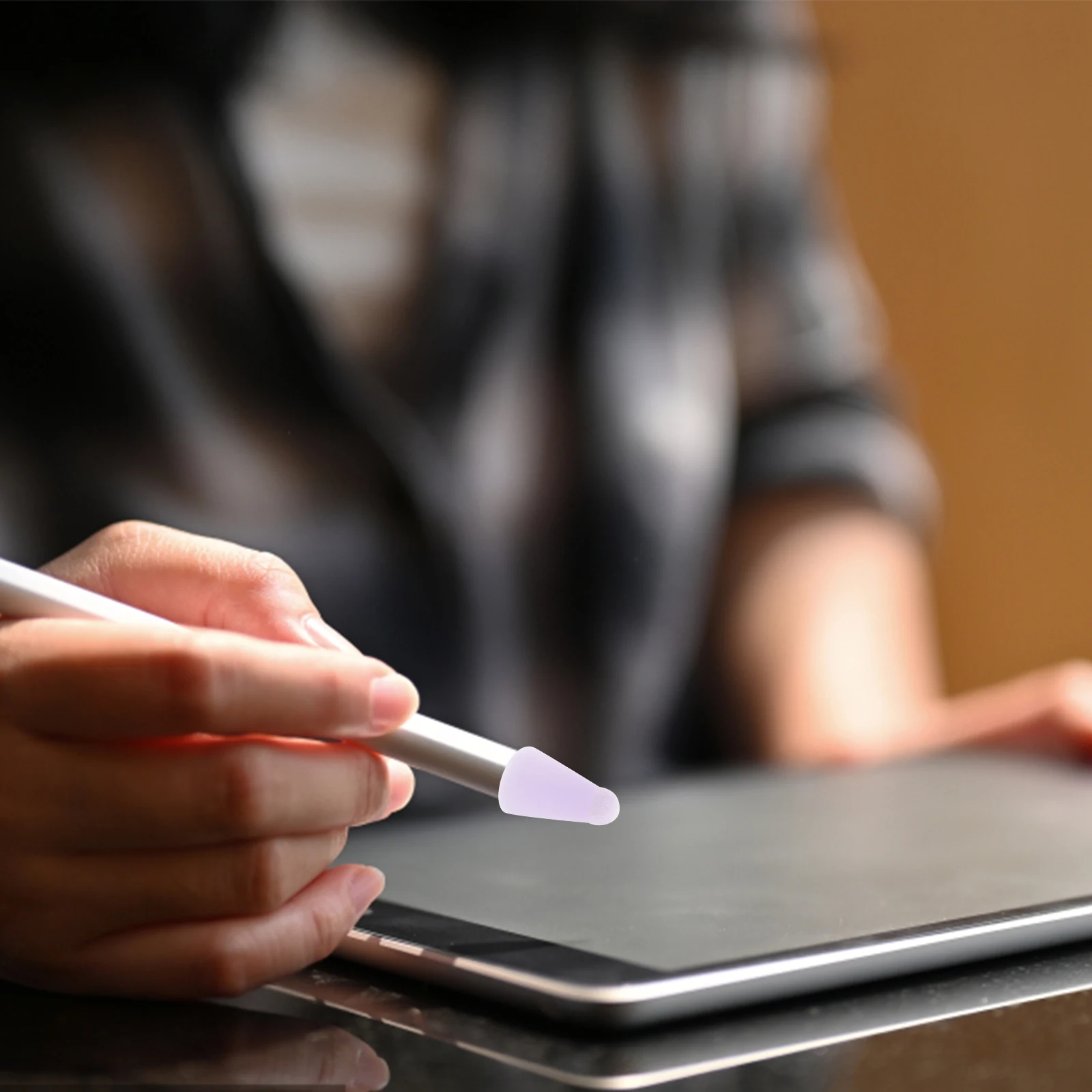 

10 шт., волоконный чехол для стилуса, износостойкий защитный наконечник, гладкая ручка, сменный наконечник для стилуса для письма