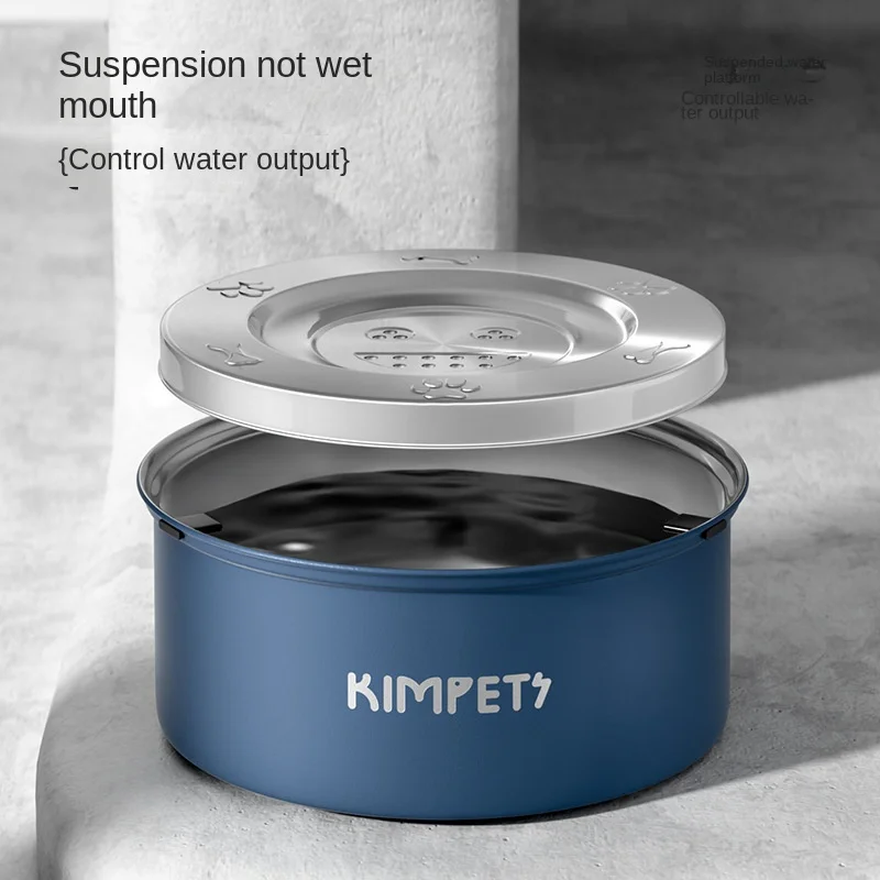 

Stainless Steel Basin Anti-Spill Large Capacity Feeding Dog Bowl Food Bow