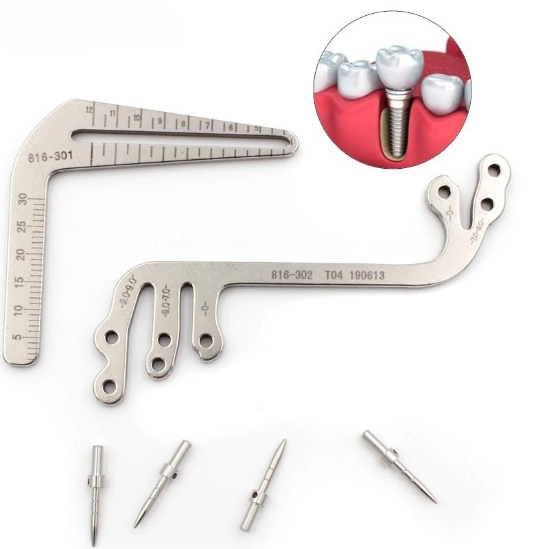 Dentistry Tool Dental Guide Ruler For Implant Surgery Instrument Oral Planting Positioning Implant Or Crown Making Materials