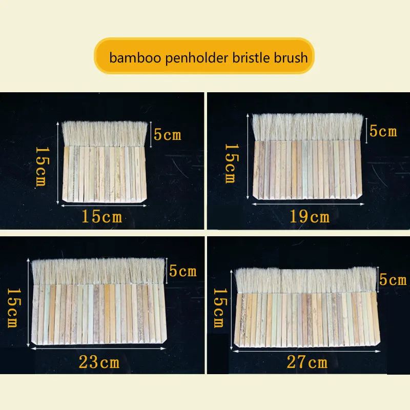 Wool Paint Brush Bristle Brushes Hand Mounting Painting Brush Watercolor Painting Shading Brushes Drawing Palm Brush Row Brushes image 5