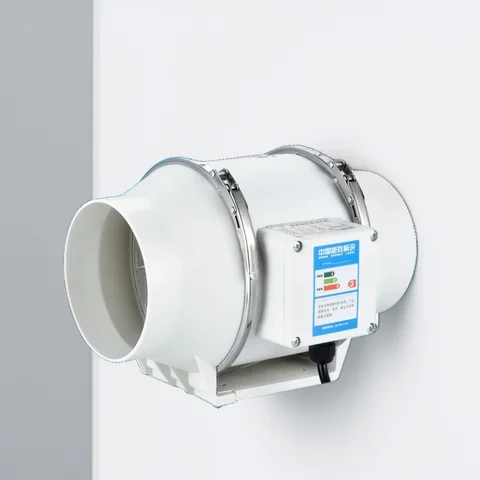 Ventiladores de escape de 4 pulgadas y 220V, ventilador de conducto de tubo en línea silencioso para el hogar, Extractor de baño, ventilación, cocina, inodoro, pared, ventilador de limpieza de aire