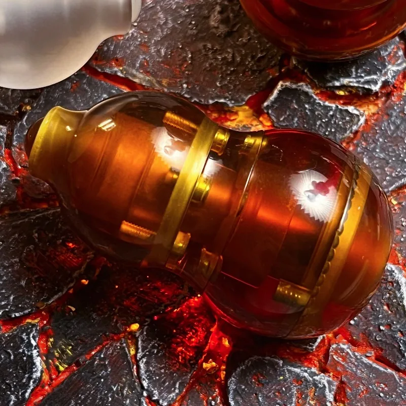 磁気プッシュコインフィジェットスピナーローラーひょうたん型メカニカルスライダープッシュカードEDC抗ストレス解消感覚オフィスデスクトイ