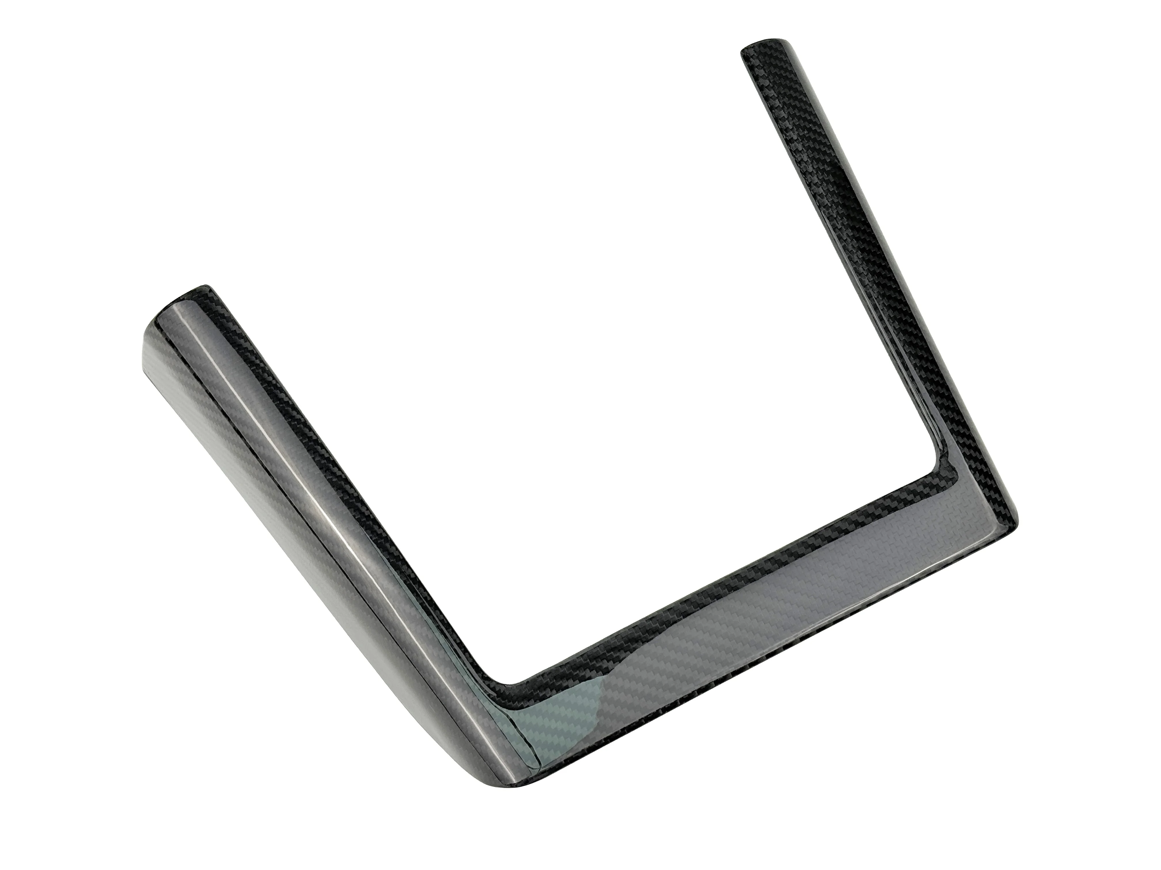 For Tesla Model 3/Y Real Carbon Fiber Wireless Charging Overlay Cover Trim Matte Finish Business/Luxury Design Interior