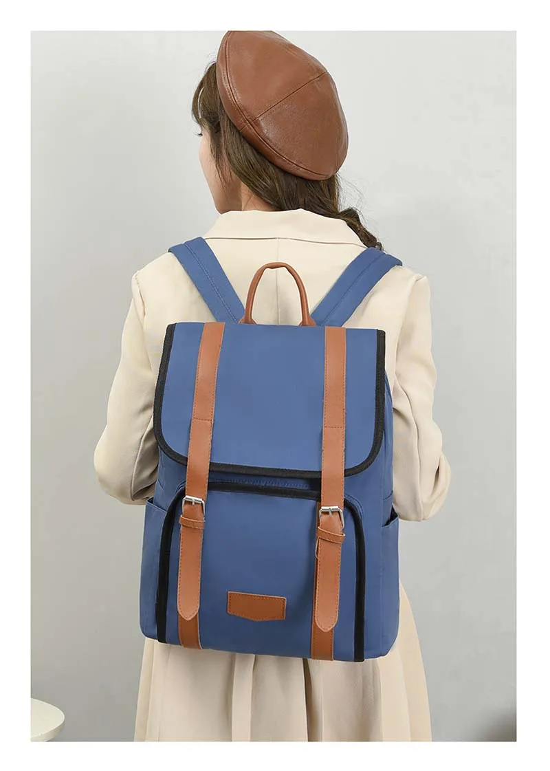 New Women's Large Capacity Waterproof Oxford Travel Backpacks Fashion Anti Theft Shoulder Bags School Bag Crossbody Backpack