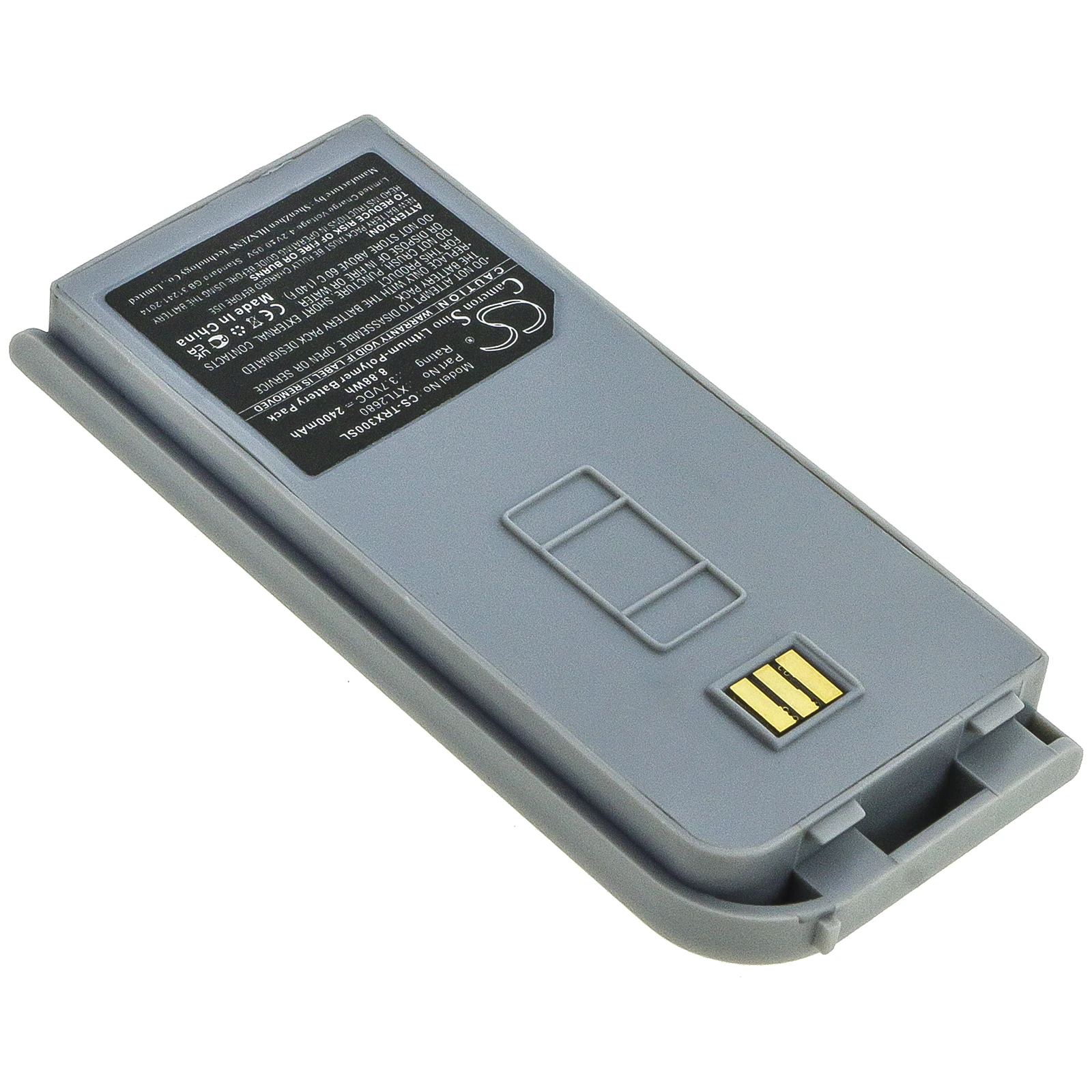 CS Replacement Battery for Thuraya XT-LITE PN:XTL2680,JUPC10385,IKLT06781 2400mAh / 8.88Wh