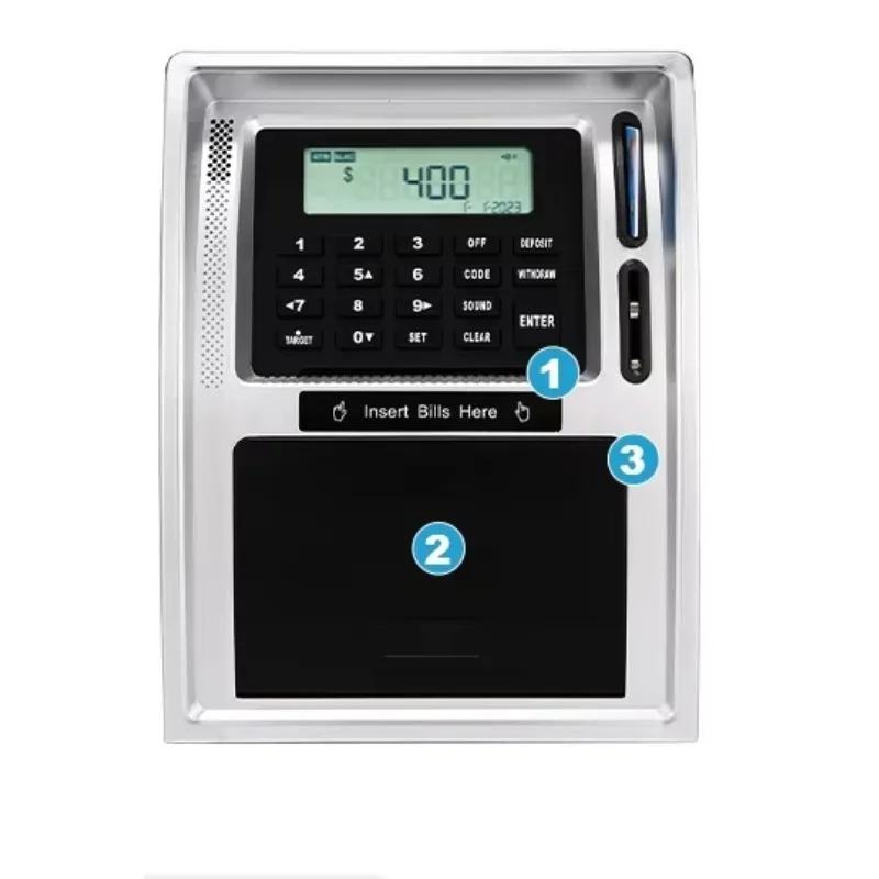 

Safe deposit box High-quality plastic ATM savings piggy bank Financial toys with great gift value
