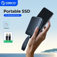ORICO Disco SSD Externo Magnético de Cuero para iPhone 17 16 15 Pro/Max, Grabación y Almacenamiento ProRes 4K ProRes HDR, Unidad de Estado Sólido Portátil