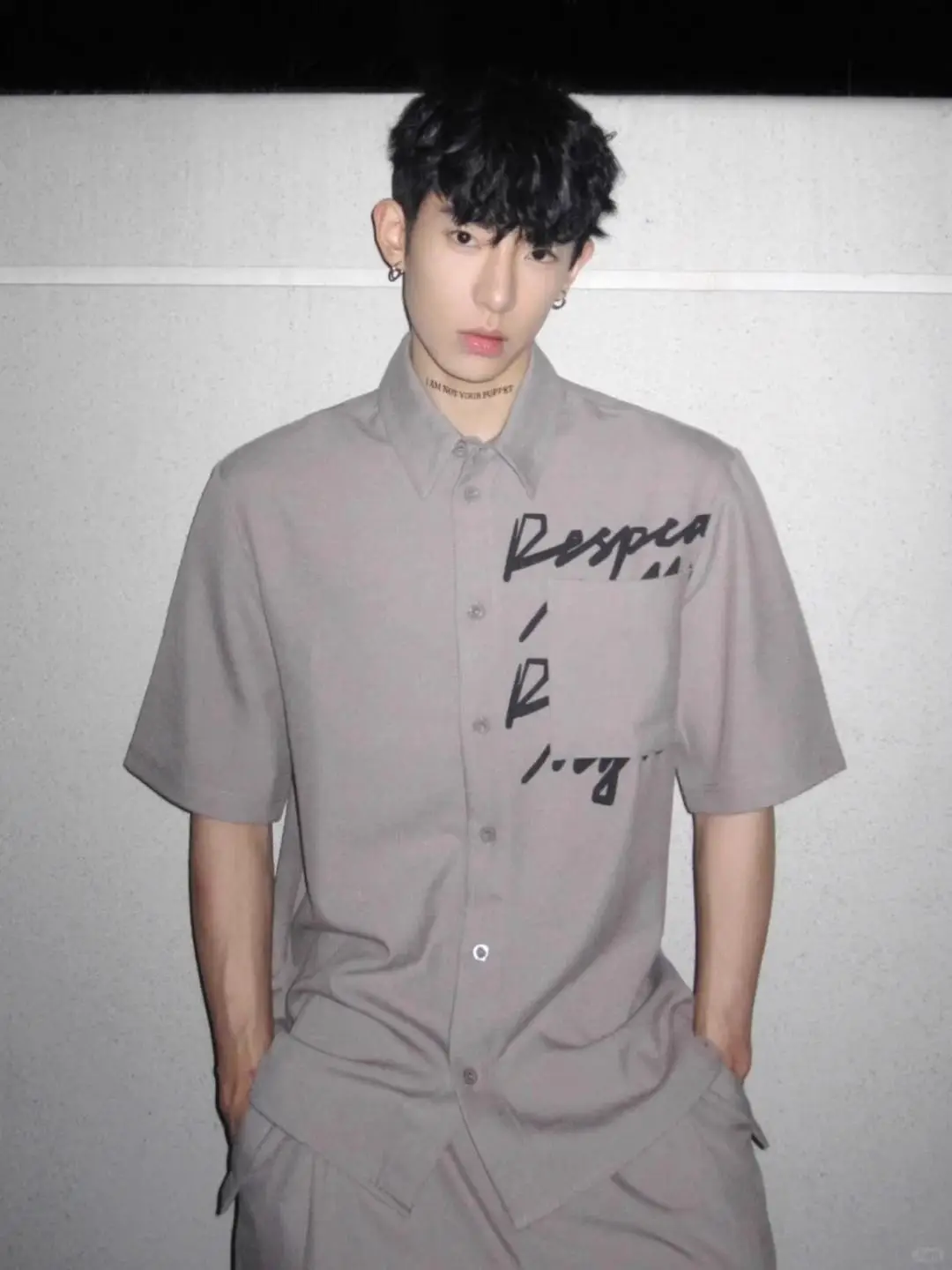 

Summer Short Sleeve Shirt Jacket Men's Wasteland Style American Printing Trendy Brand Casual High Street Half Sleeve Shirt