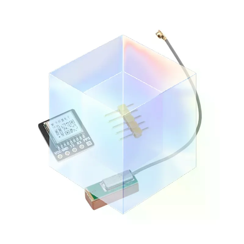 GPS+BDS Beidou Dual-Mode Module Flight Control Satellite Positioning Navigator/w Antenna Pins ATGM336H Replacement For NEO-M8N