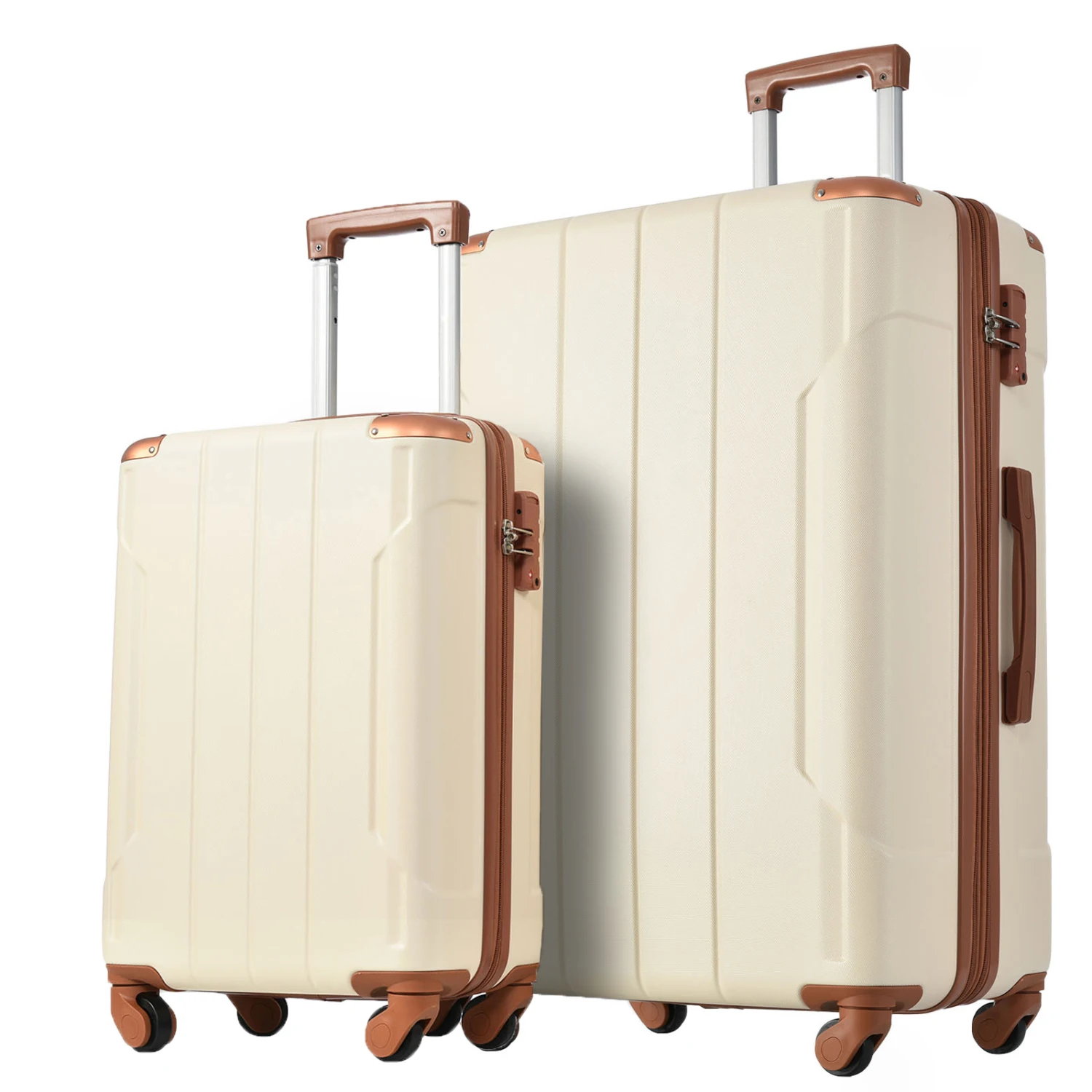 

Hardside Luggage Sets 2 Piece Suitcase Set Expandable with TSA Lock Spinner Wheels for Men Women