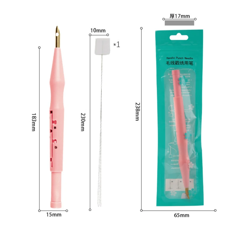 1 pz ricamo Punch Needles punching punto croce ferri da maglia per fai da te artigianato artistico accessori per cucire fatti a mano strumenti per