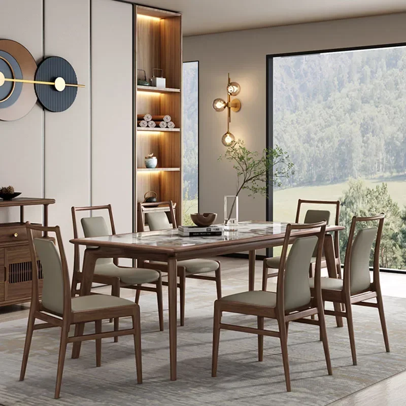 الاسترخاء توفير المساحة طاولة طعام الحديثة المعيشة القهوة مستطيل طاولة طعام مقاوم للماء الحد الأدنى Esstische أثاث المنزل #2