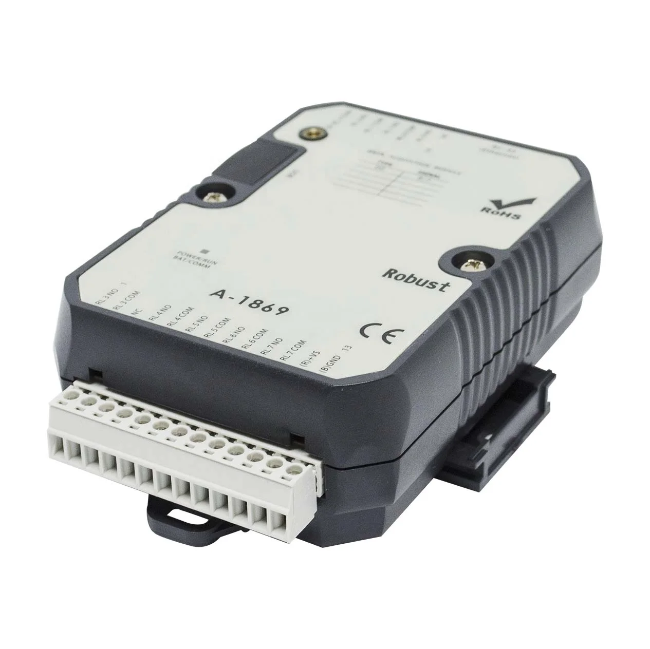 Módulo de E/S de relé de potencia Ethernet industrial con salida 8DO (A-1869)