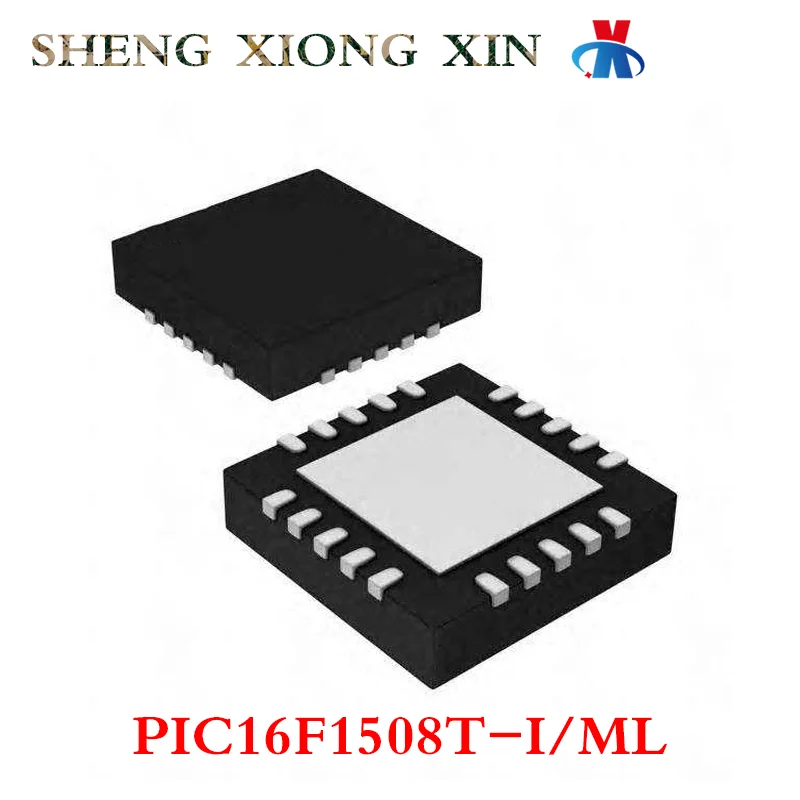 

5pcs/Lot 100% New PIC16F1508T-I/ML QFN-20 8-bit Microcontroller -MCU PIC16F1508 Integrated Circuit