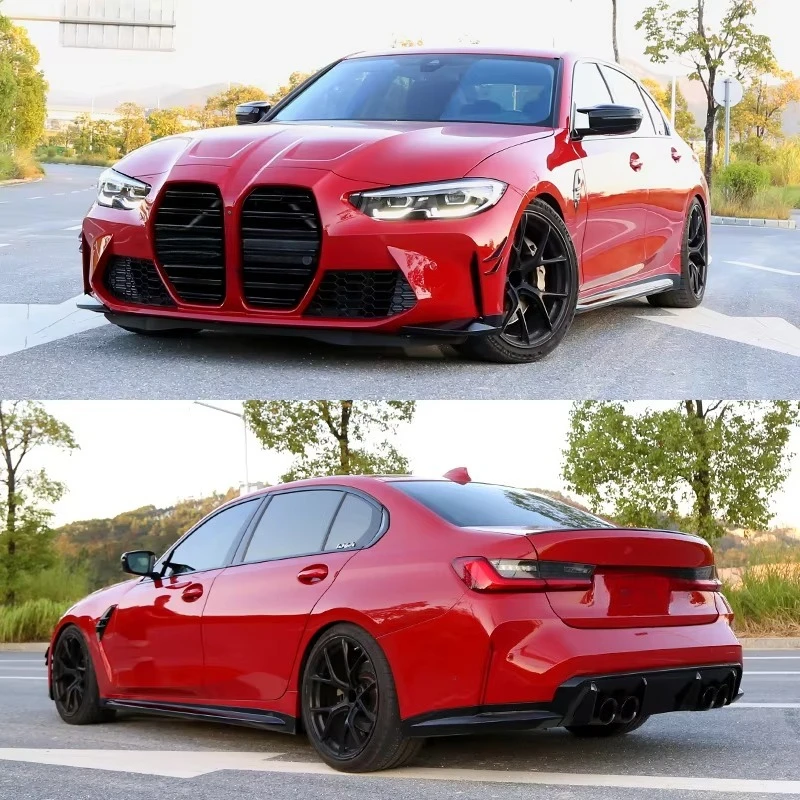 GX Bodykit 2020 for BMW 3 Series G20 G28 M3 Style Full Body Kit Lightweight Aluminum Hood Fenders Direct Bolt-On Fit New for G20