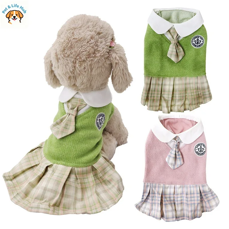 

Одежда для собак - Новая модель платья JK весна-лето - для Тедди и Корги - Милая и удобная одежда для кошек и собак - Товары для животных