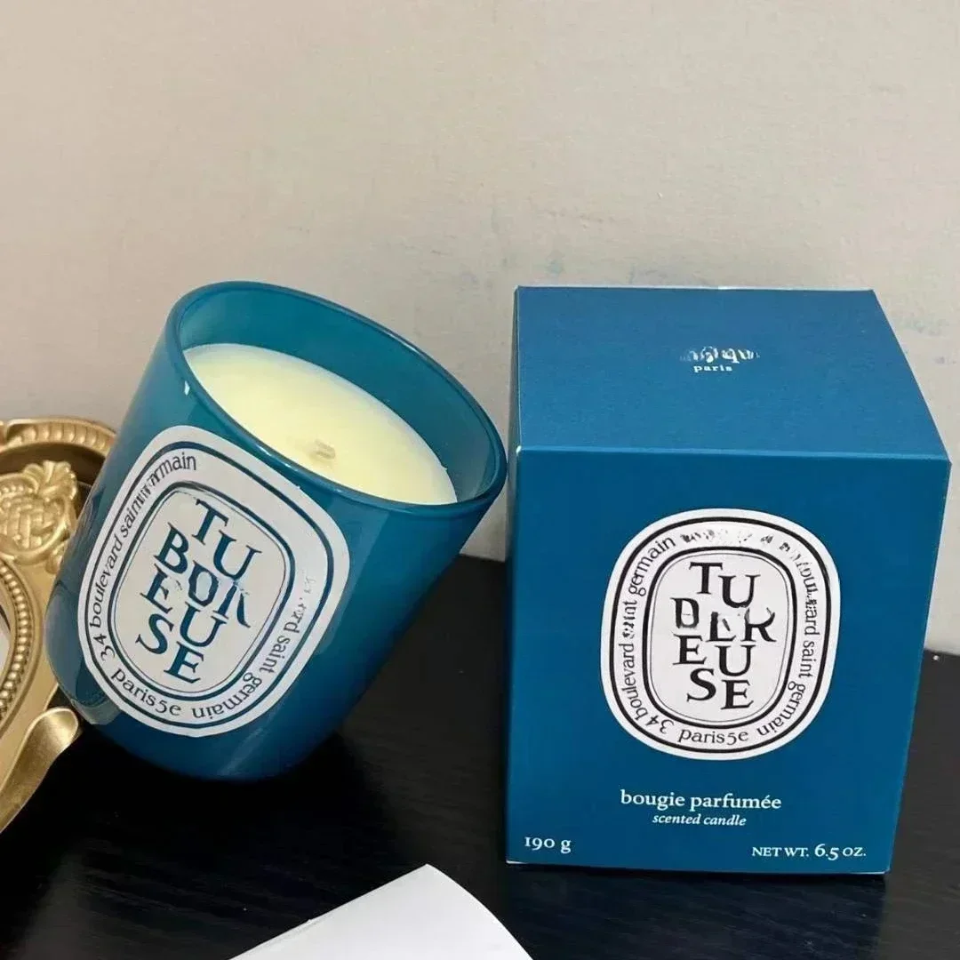 Blue Limited Tuberose Scented Candles France Fragrance Senior Romantic Diffuser Home Fragrance Lasting Air Companion Aroma