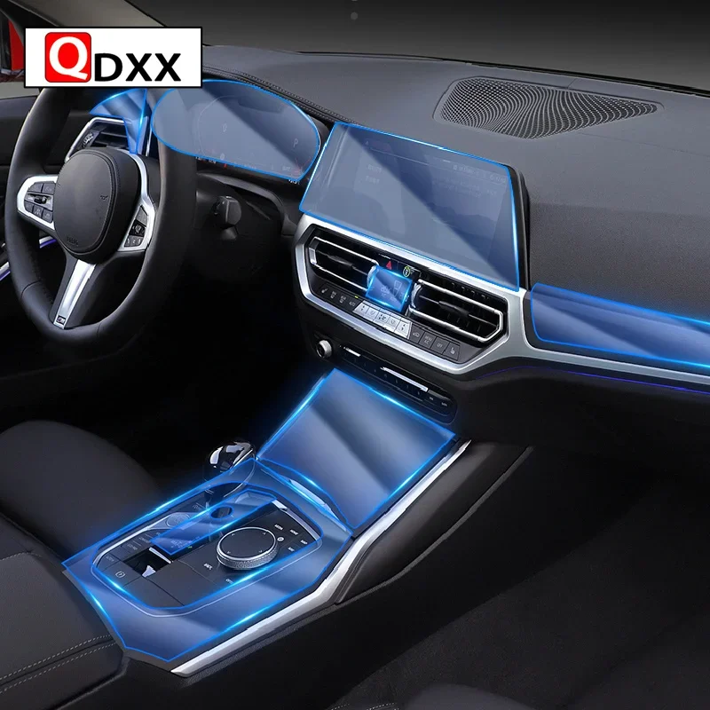 

Для BMW F44 серии 2 2022, салон автомобиля, центральная консоль, прозрачная защитная пленка из ТПУ, ремонтная пленка против царапин, аксессуары для ремонта