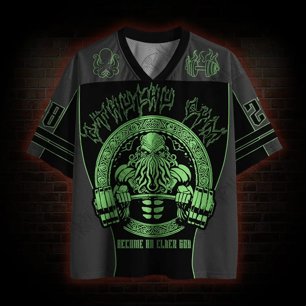 

Hot Selling Goods, Cthulhu Cultural Goods, Fashionable Men's Short Sleeves Suitable for Sports and Fitness Майка Мужская