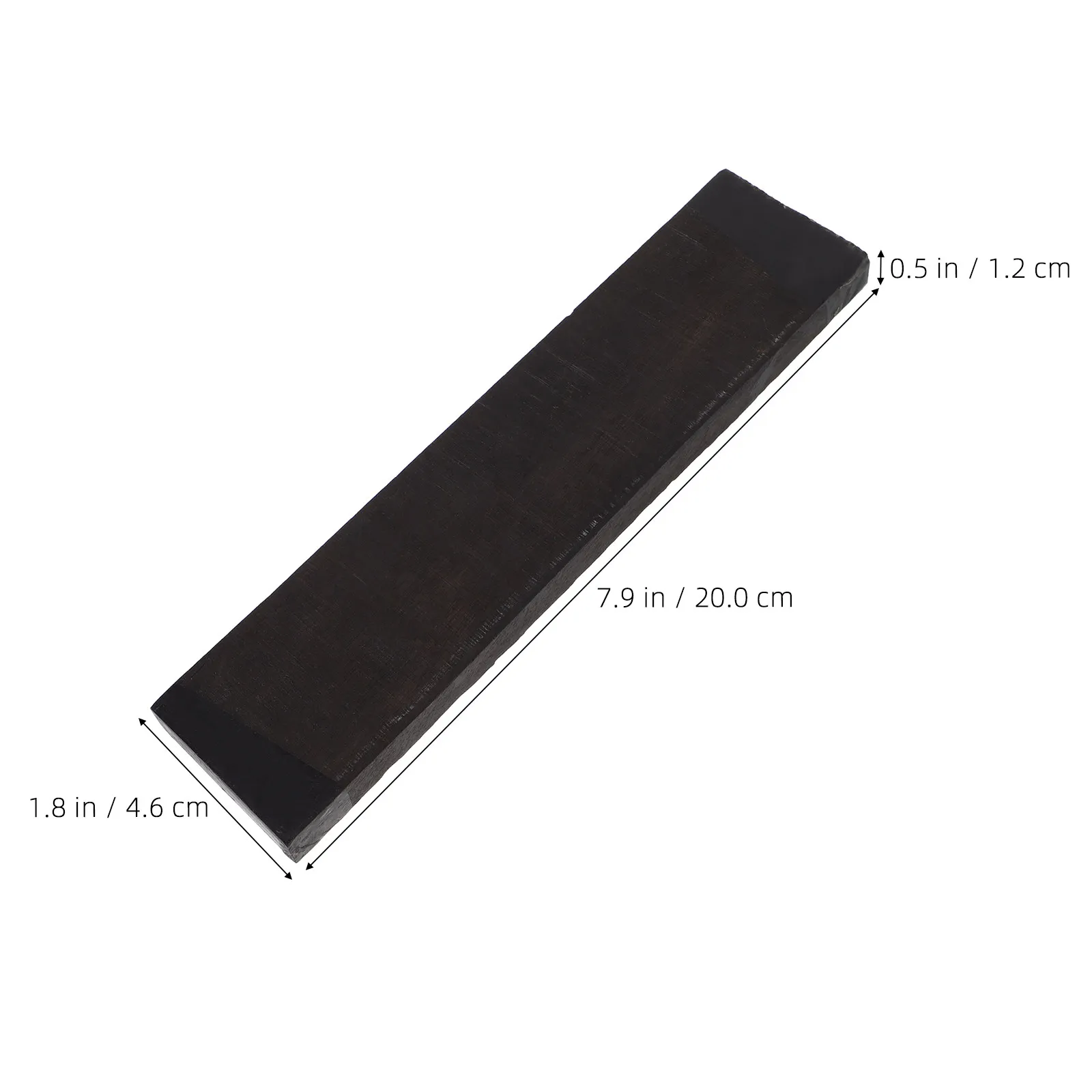 Premium Black Ebony Wooden Bridge Blanks for Acoustic Guitar DIY Projects Guitar Saddle Replacement Parts Crafted for Sound