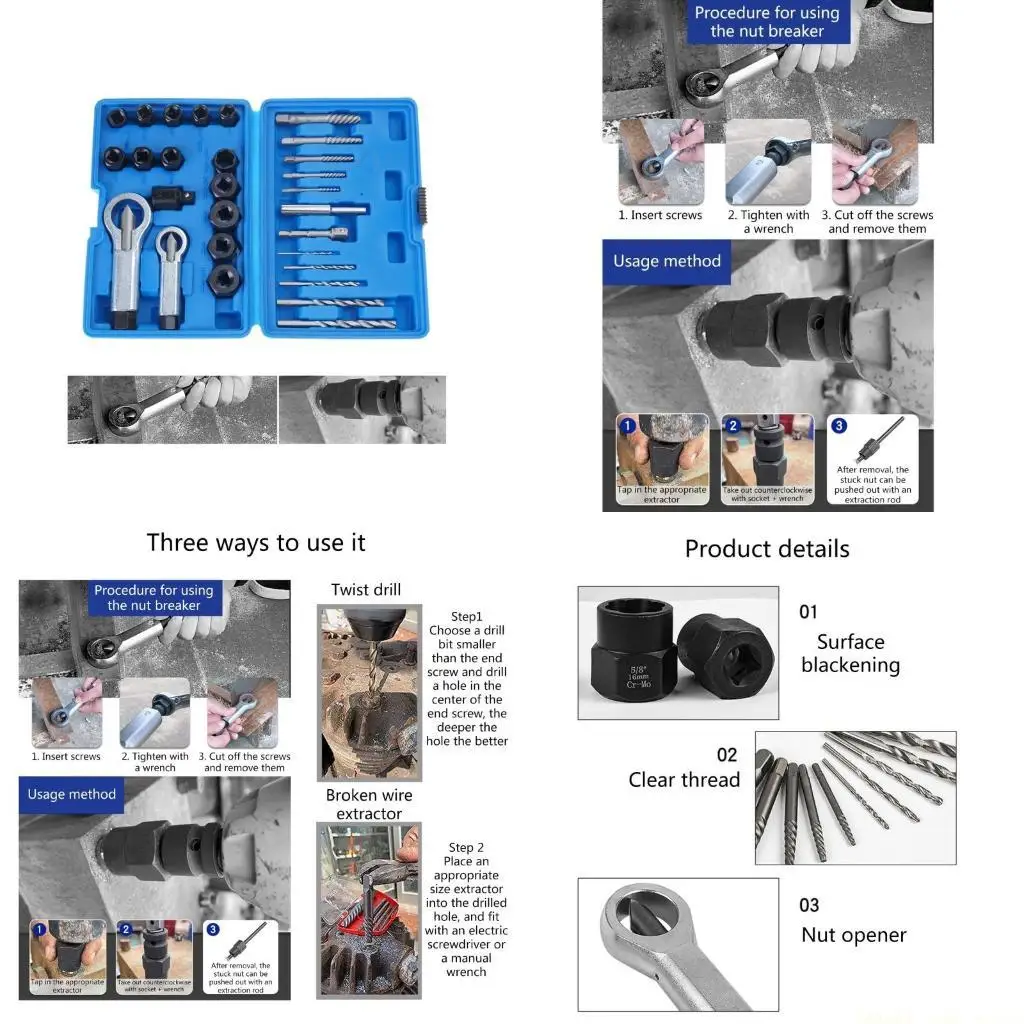 A2BE 28Pcs Bolt Ext…