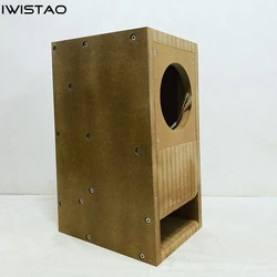 IWISTAO 3-4.5 Inch Full Range Empty Speaker Cabinet Kits Labyrinth Structure High-density Fibreboard for Tube Amp