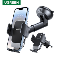 【New-in Sale】UGREEN Car Phone Holder Air Vent &  Gravity Dashboard 3 in 1 Car Phone Stand For iPhone 16 15 14 Pro Xiaomi Samsung