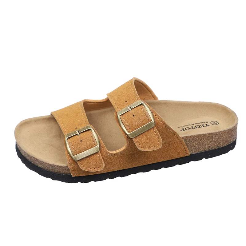 

Летние сандалии унисекс, повседневная обувь из натуральной кожи, уличные мужские кожаные сандалии, пляжная обувь, римская обувь унисекс