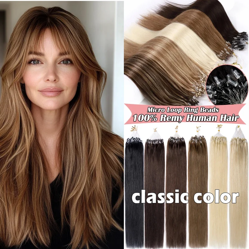 100-human-hair-micro-loop-hair-wig-50-strands-20inch-4-p8-613-add-texture-for-daily-natural-look-salon-welcome
