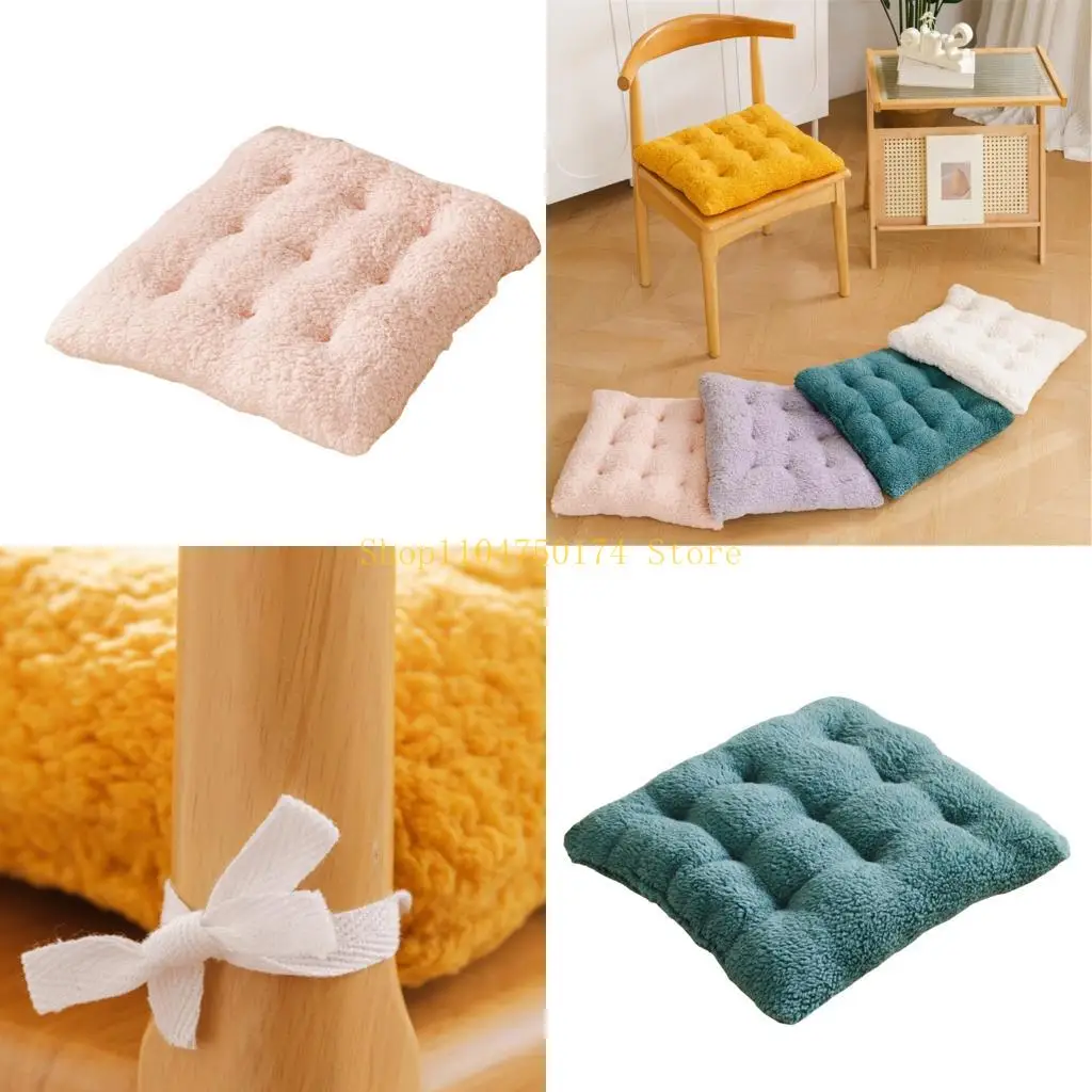 Thickened Comfortable Chair Layer for Winter Warmth Secure Base and Strong Checkered Sewing Office Home Use top sale