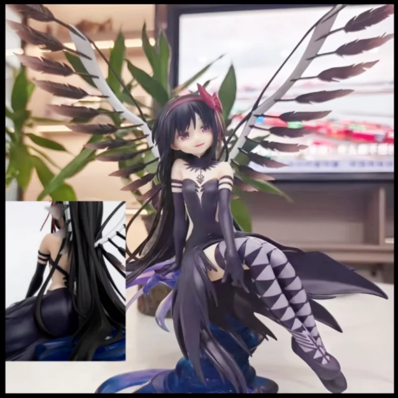 

Hot Puella Magi Madoka Magica Action Figure Anime Peripherals Demon Homura Akemi Model Desktop Decoration Kawaii Doll Gift Toys