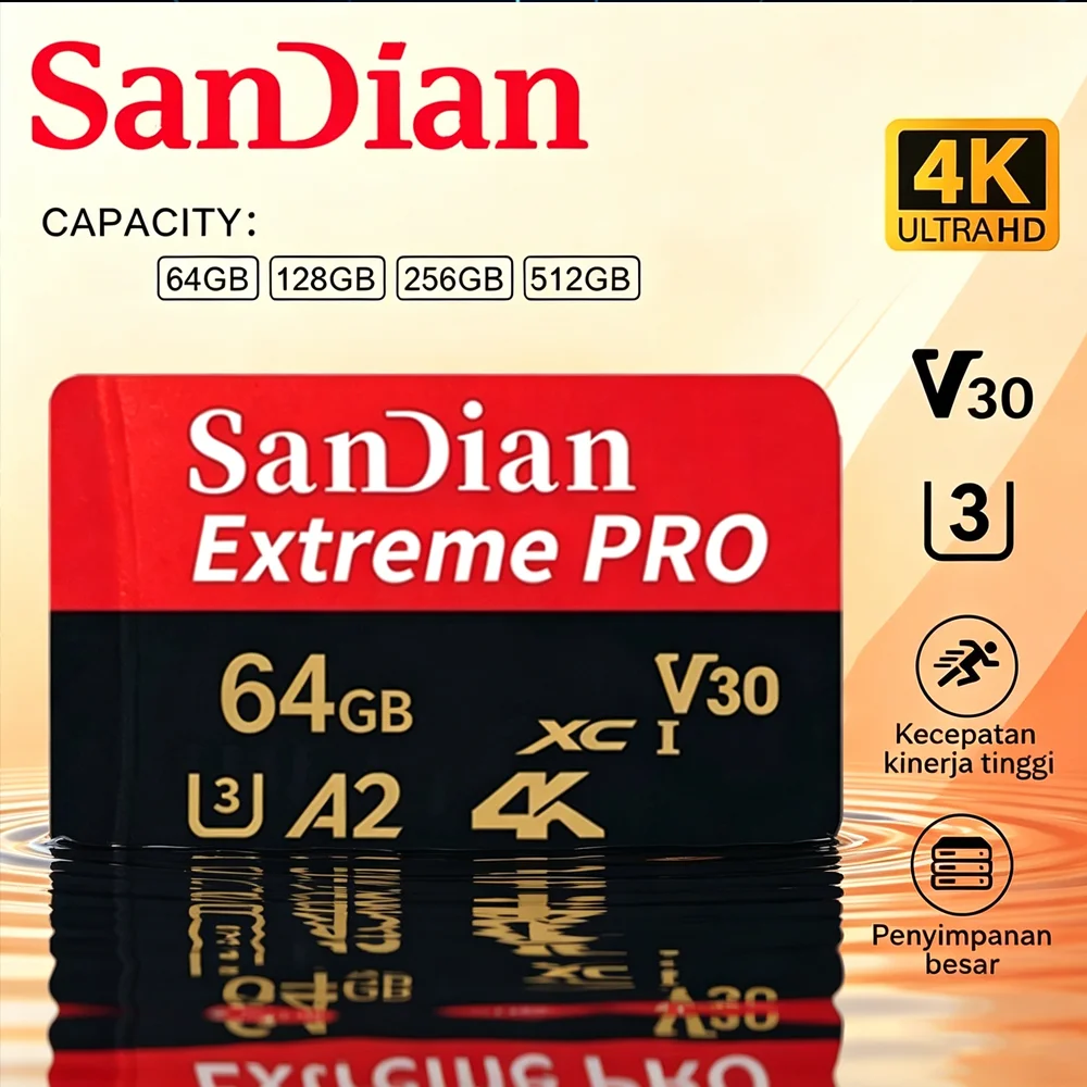 SD Card 128GB 256GB 512GB Micro TF SD Memory Card UHS-I U3 V30 A2 Best Seller For Nintendo Switch Tablet Action Camera Recording
