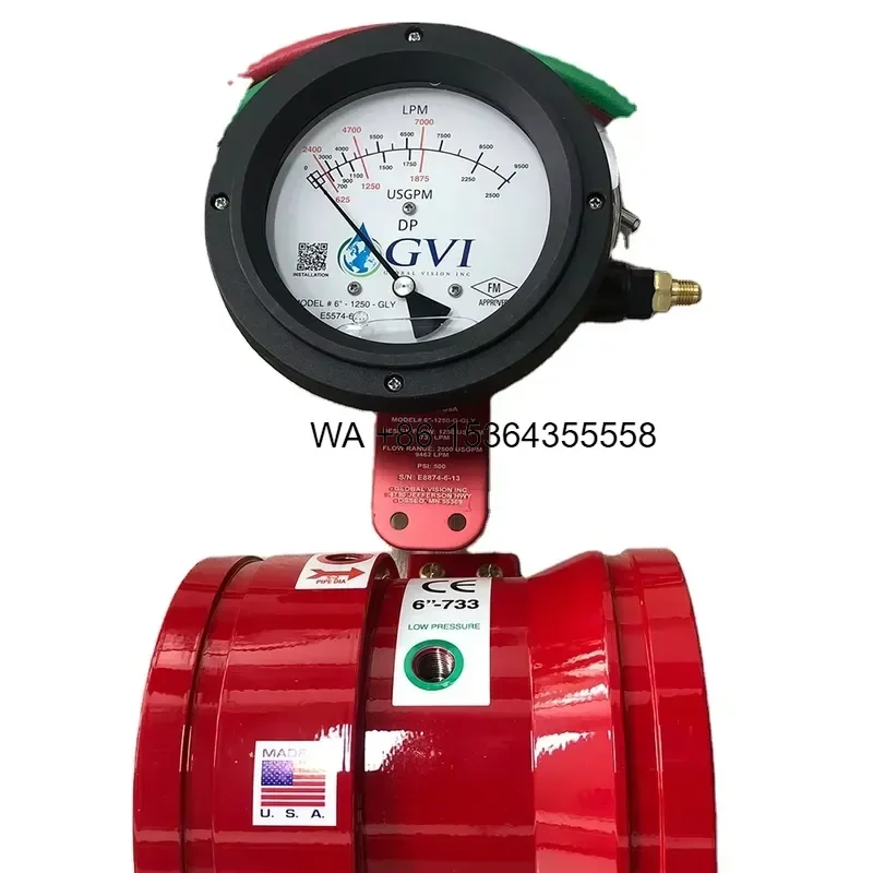 Wmwmnu CE Approved 6 Inch Flow Meter for Fire Fighting FM Certified for GVI Brand USA OriginODM