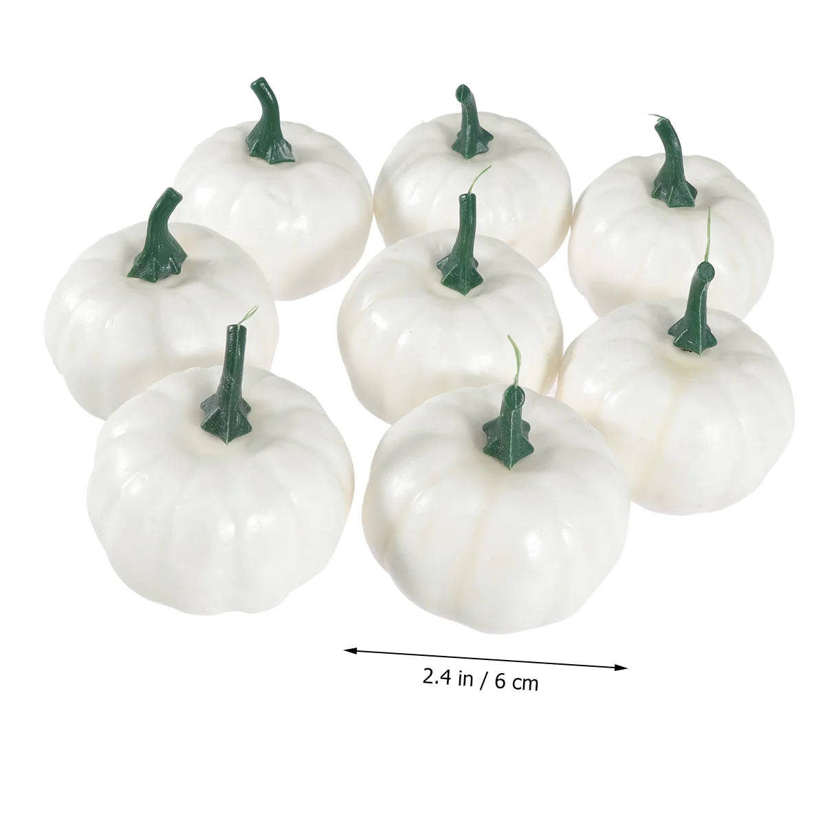 16pcs Halloween Simulation Pumpkins Props Realistic Pumpkin Decoration for DIY Craft Party Decoration