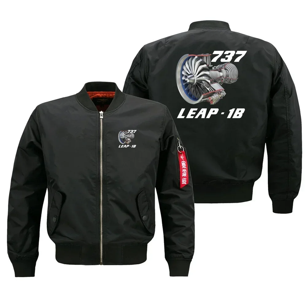 

737 Leap 1B Military Outdoor Flight Aviation Pilots Men Ma1 Bomber Jacket Baseball Coats