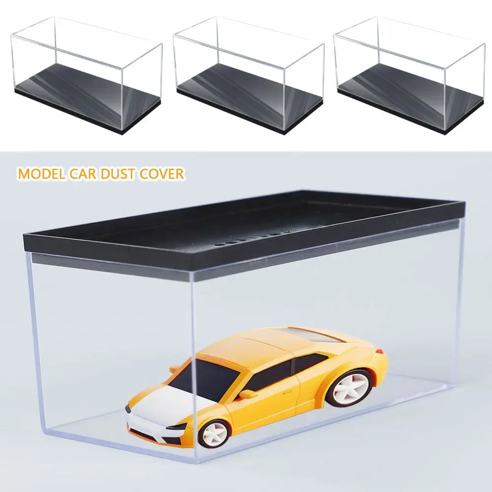 Durable 1/64 Diecast Model Car Display Box Acrylic Dustproof Box Holder Transparent DIY Display Frame Toy Figures