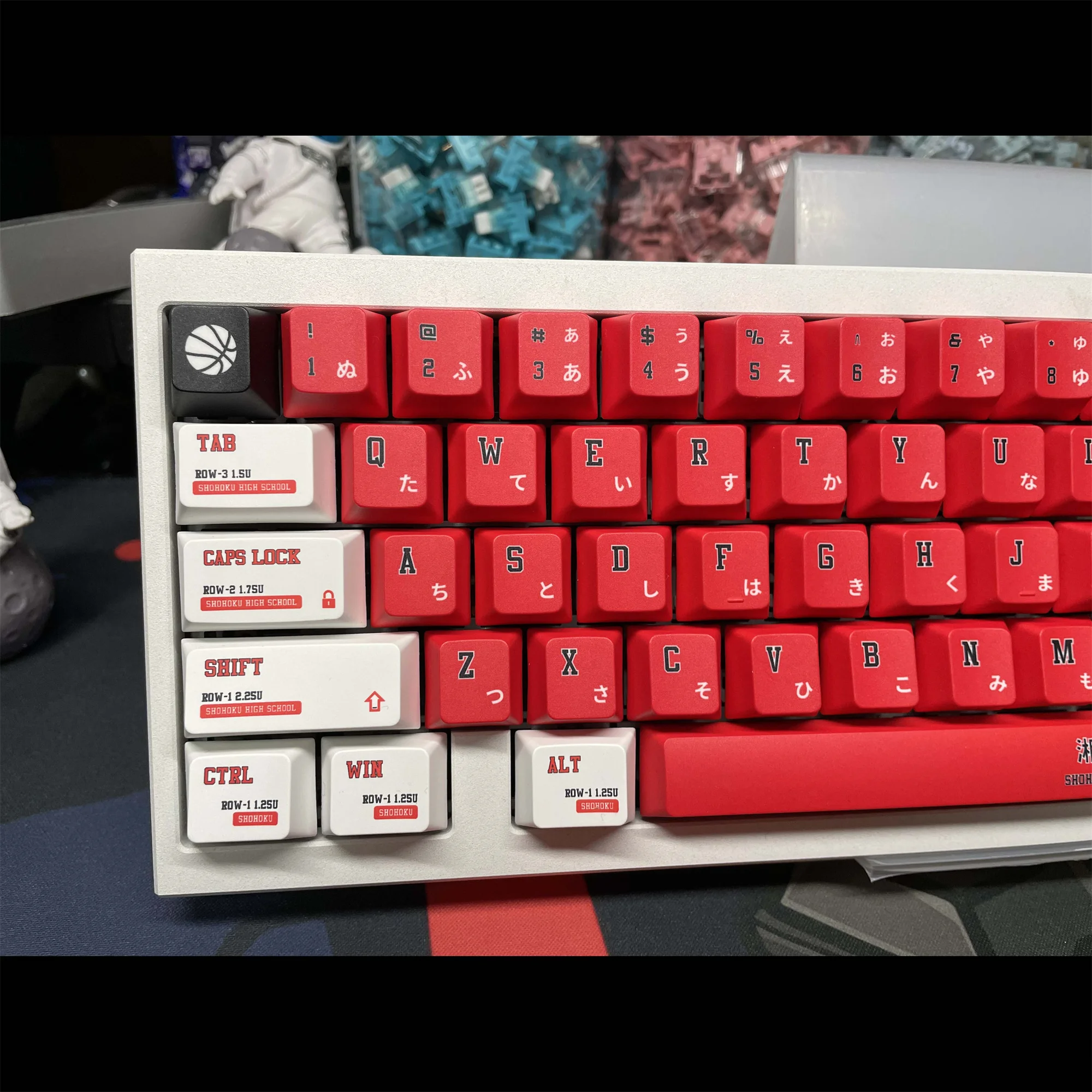 

130 клавиш SD баскетбольные колпачки для клавиш аниме игра Chreey сублимация PBT пользовательские колпачки для клавиш для изготовления 68 Mad68 Wooting 60 механическая клавиатура